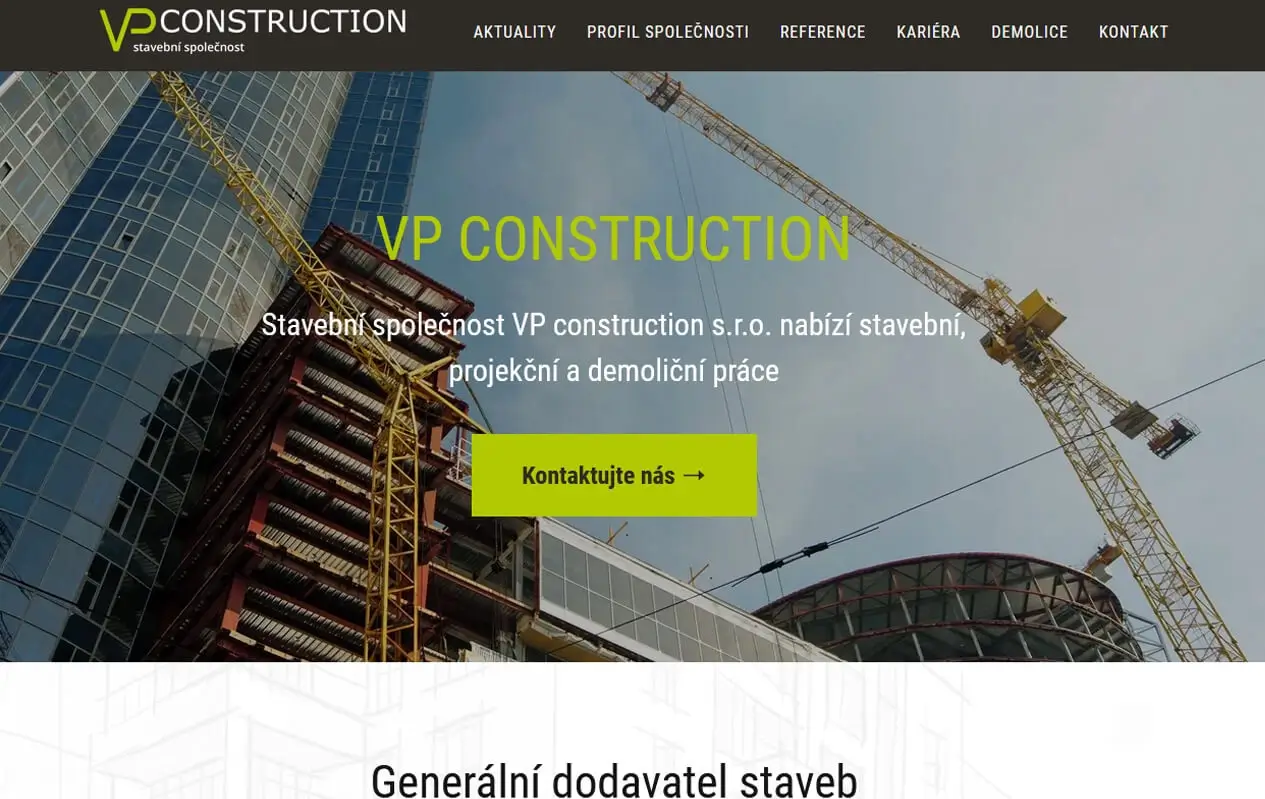 VP Construction - stavební společnost